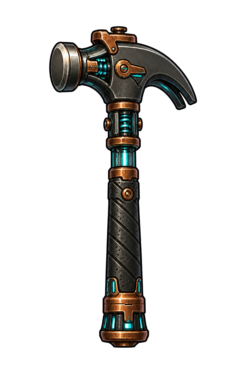Autoclicker hammer artwork